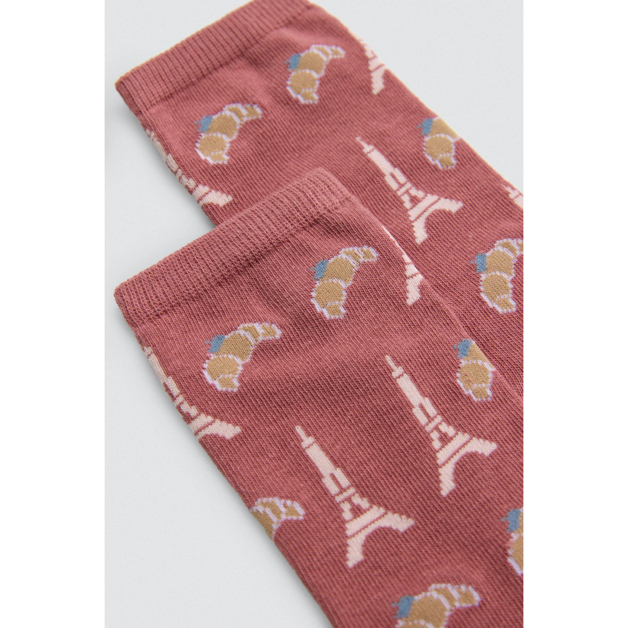 Confezione da 4 calzini stampati per bambini Bonjour