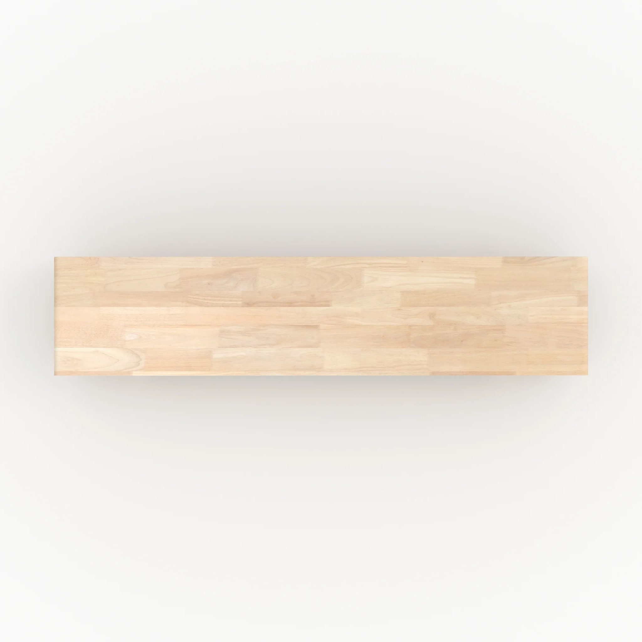 Meuble TV en bois d'hévéa massif - Gisèle