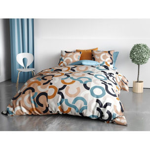 Parure Housse De Couette 3pcs 100% Coton 57fils Igor