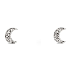 Pendientes Kids Moon Spark Plata