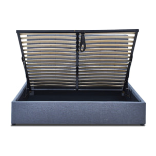 Lit Coffre Vincennes | Coloris Gris