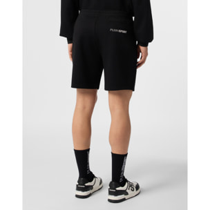 PLEIN SPORT Jogging Shorts Chrome Scratch
