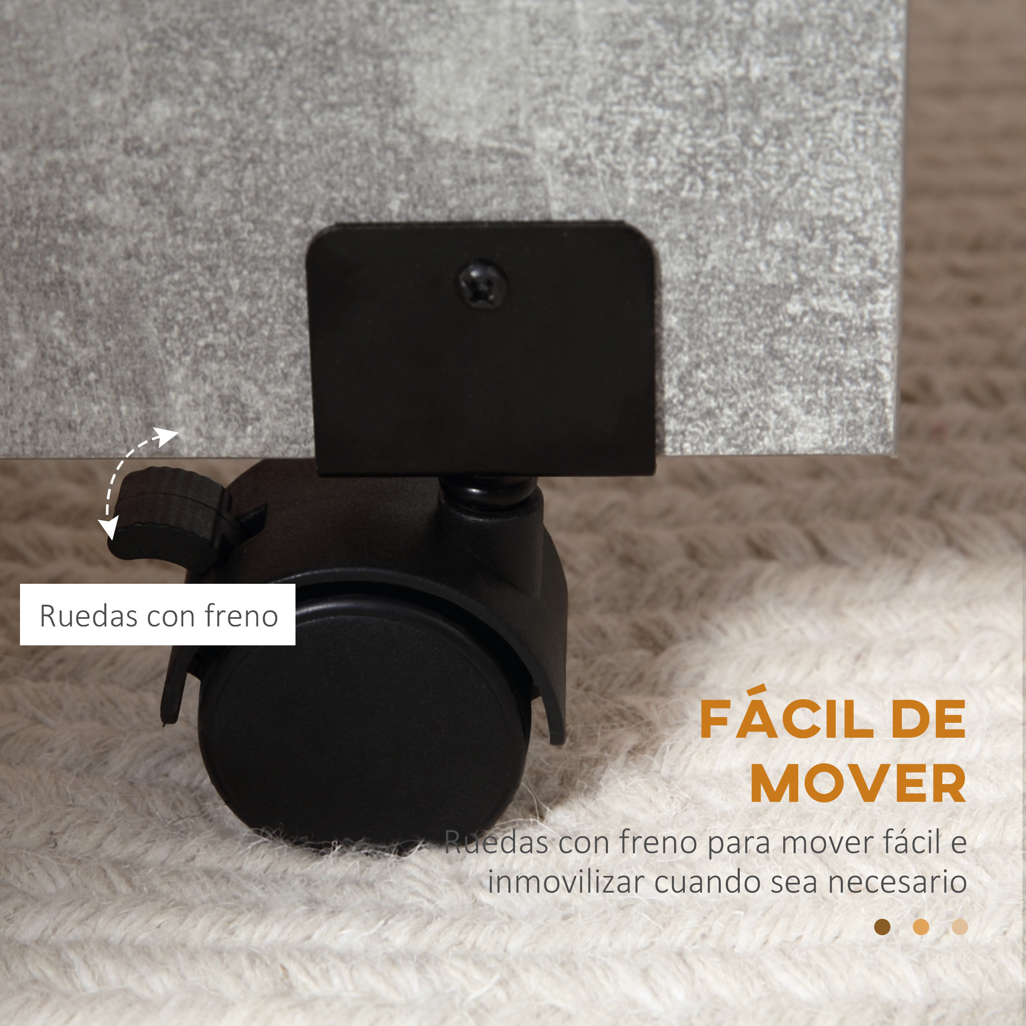 Mesa Plegable de Comedor Mesa de Cocina Plegable con Ruedas Alas Abatibles y Estantes Mesa Plegable para 4-6 Personas 75x140x74 cm Gris Cemento