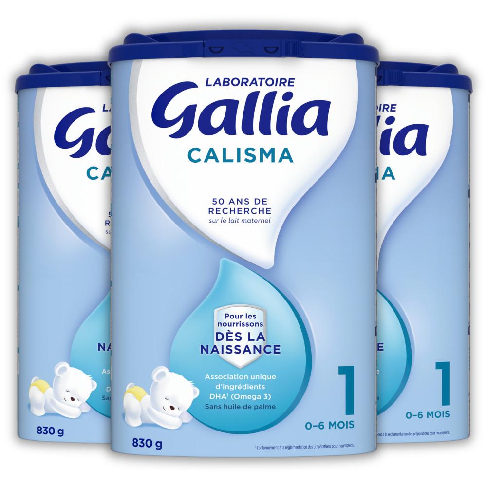 3 Boîtes de Lait en poudre Calisma 1er âge (3x830g) - Gallia de 0 à 6 Mois