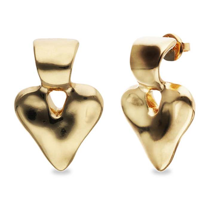 Pendiente PÁLPITO DORADO U