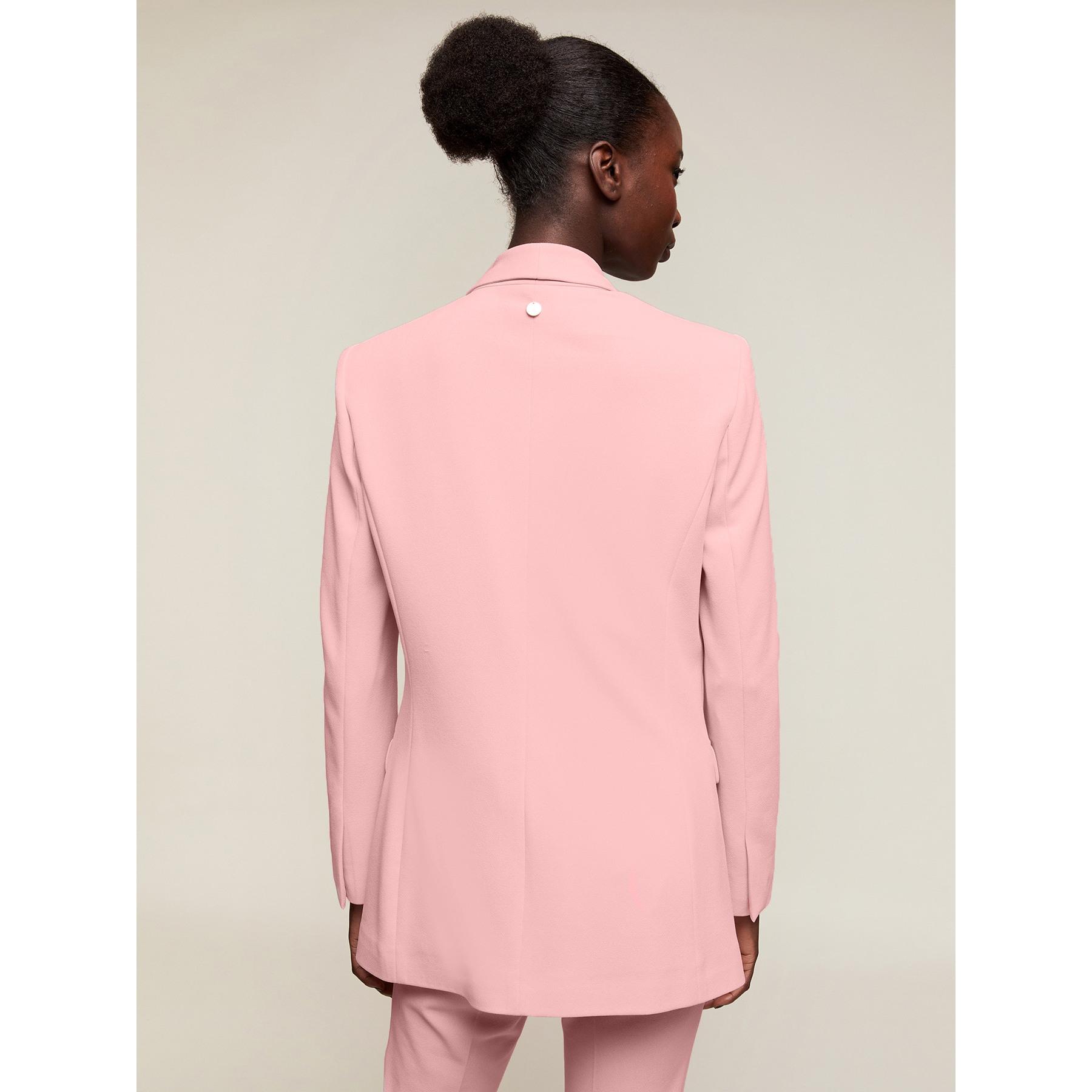 Motivi - Blazer largo de botonadura sencilla - Rosa