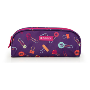 Estuche doble Gabol Diary con cremallera