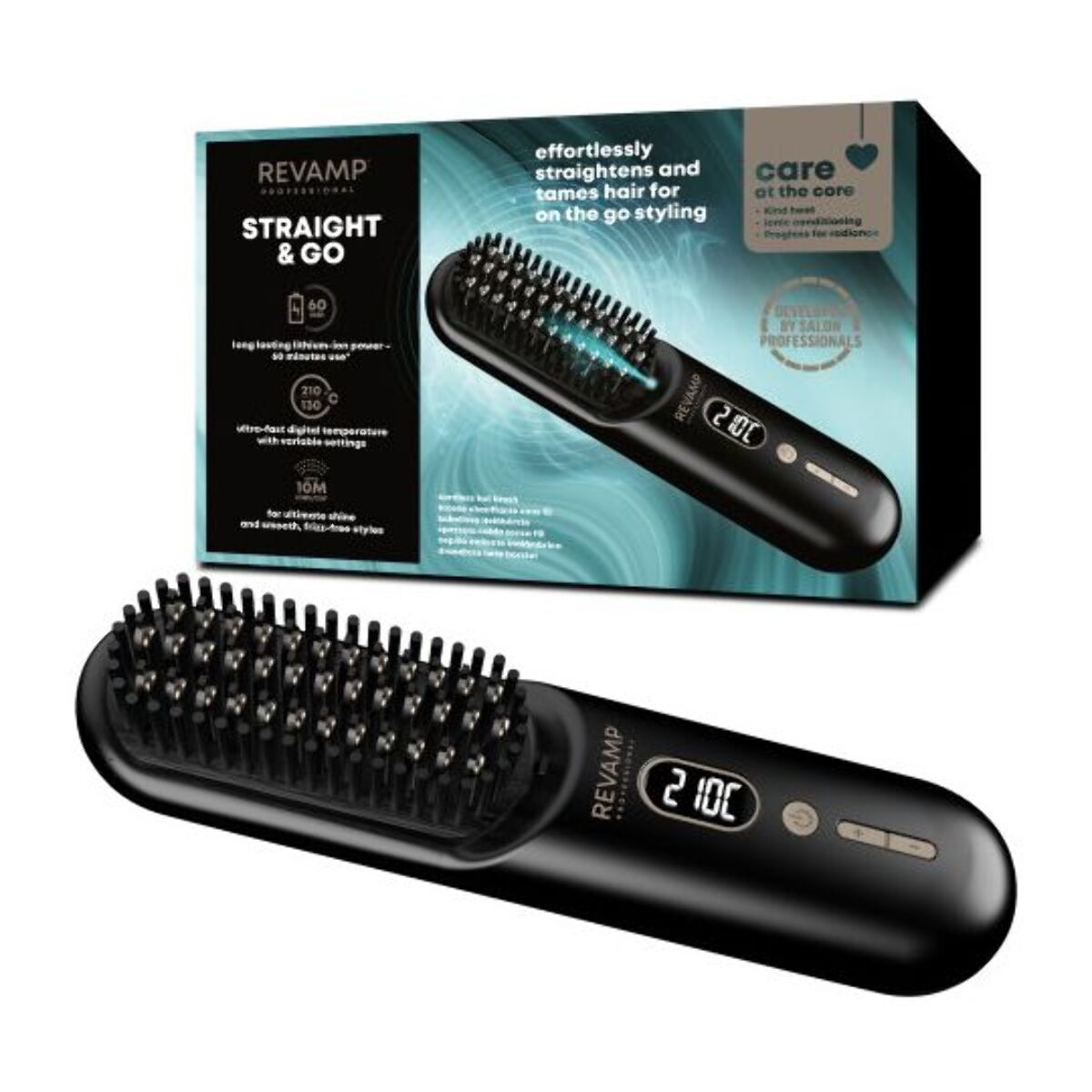 Brosse chauffante REVAMP Straight & Co BR-1950-EU2