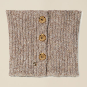 Oltre - Cuello de punto con botones - Rosa