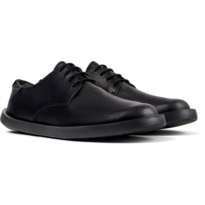 Scarpe stringate - CAMPER Wagon - Nero - Pelle liscia
