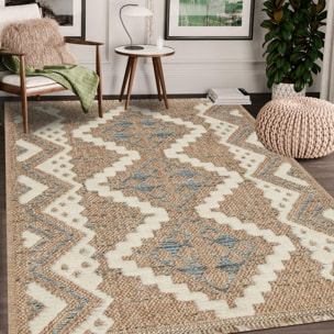 Tapis extérieur tissé kilim rectangle BUTA