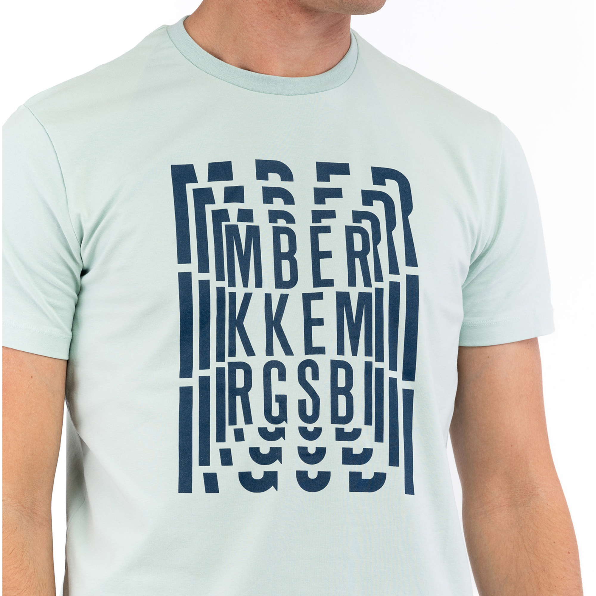 BIKKEMBERGS t-shirt uomo harbor gray