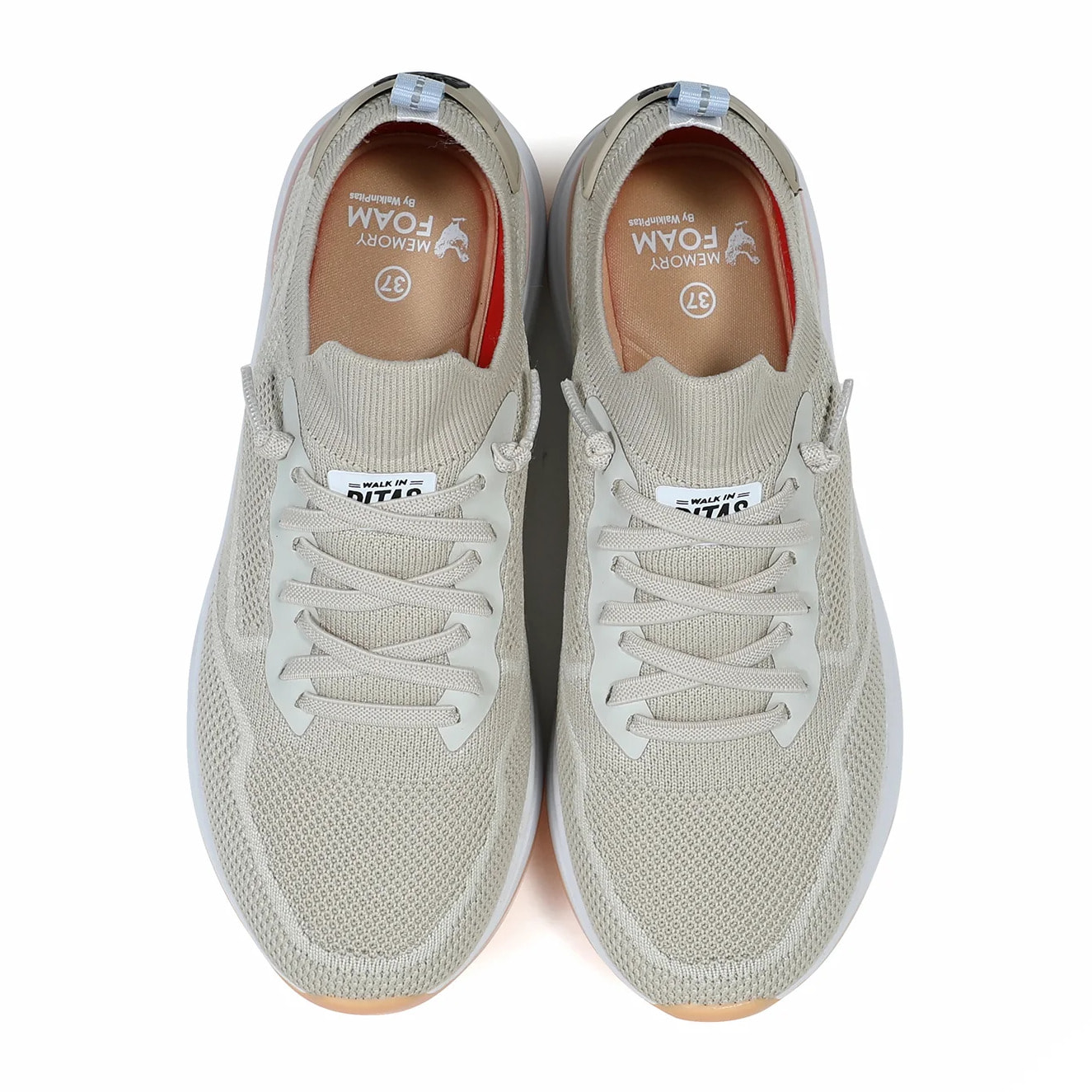 Zapatillas Cue Mujer Beige