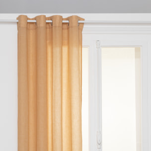Voilage "Paxta" 135x240cm jaune cumin