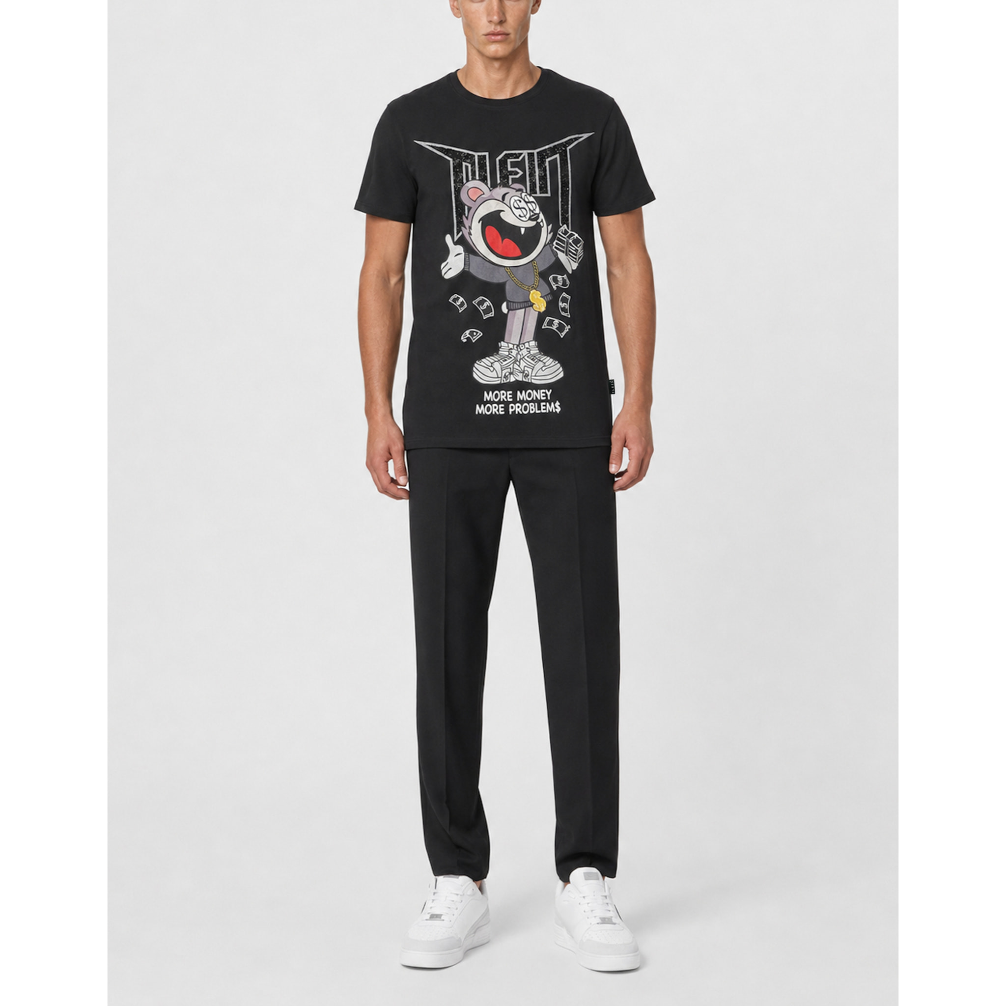 PHILIPP PLEIN T-shirt girocollo a maniche corte MONEY