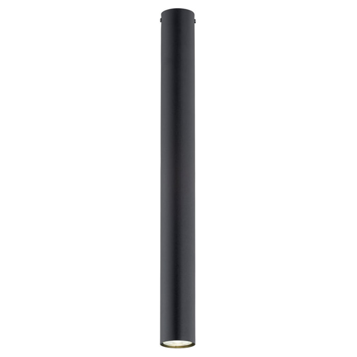 Lampada a sospensione Tecno 1XL in acciaio nero opaco