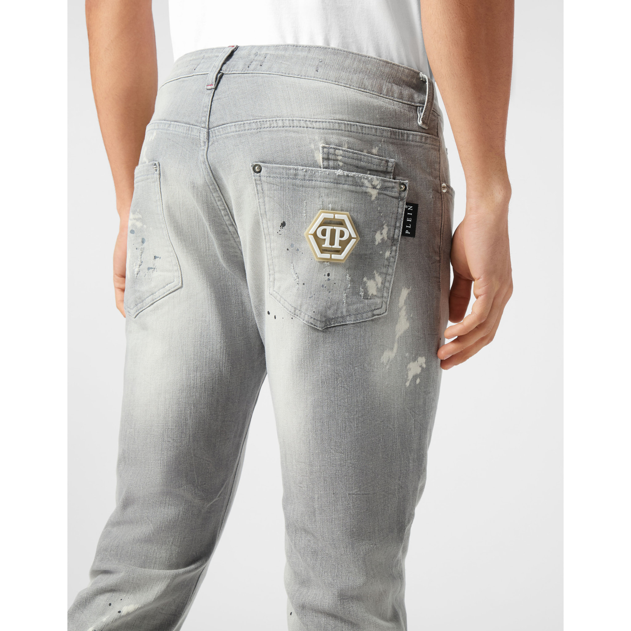 PHILIPP PLEIN Jeans taglio straight HEXAGON