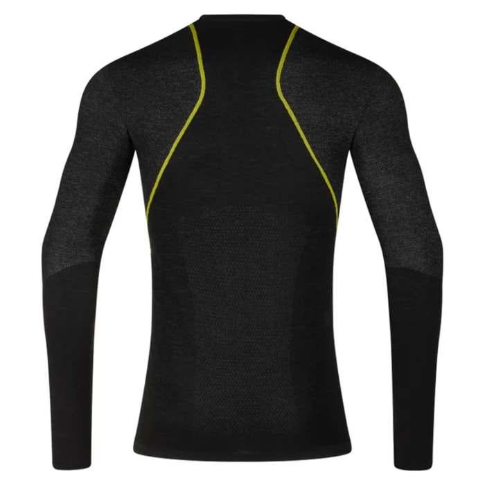 Wool40 Aero Longsleeve Hombre Camiseta Nieve