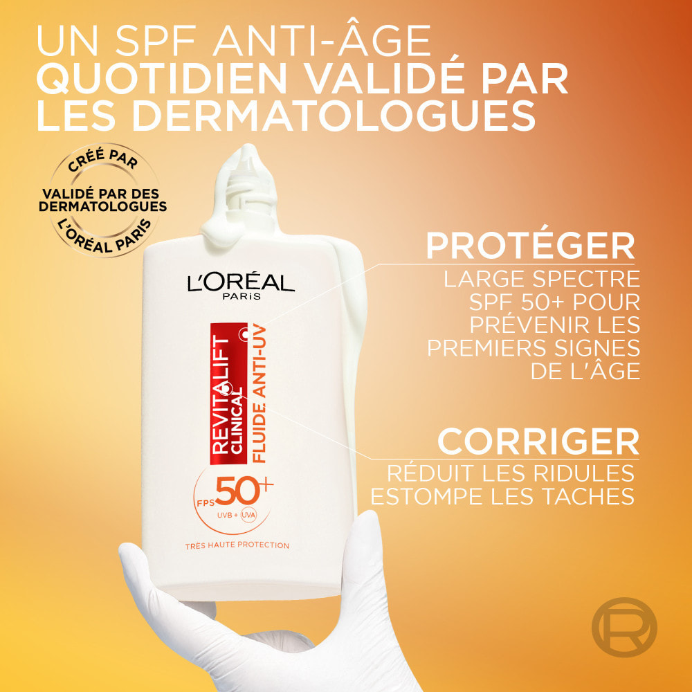 L’Oréal Paris Revitalift Clinical Fluide Anti-UV FPS 50+ Vitamine C 50 ml