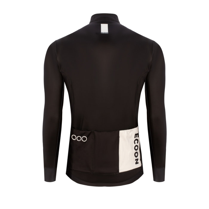 Maglia a manica lunga ECOON modello Mont Ventoux in Nero