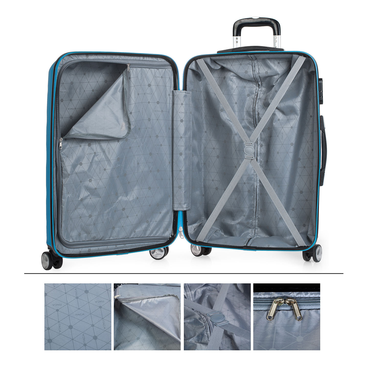 Maleta Itaca Elba Set De 2 Unidades Azul