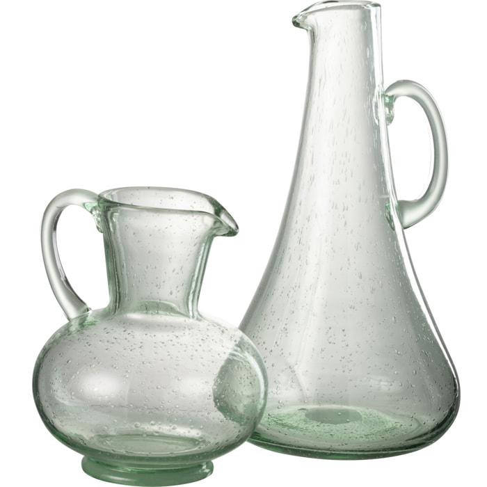 J-Line carafe - verre - vert