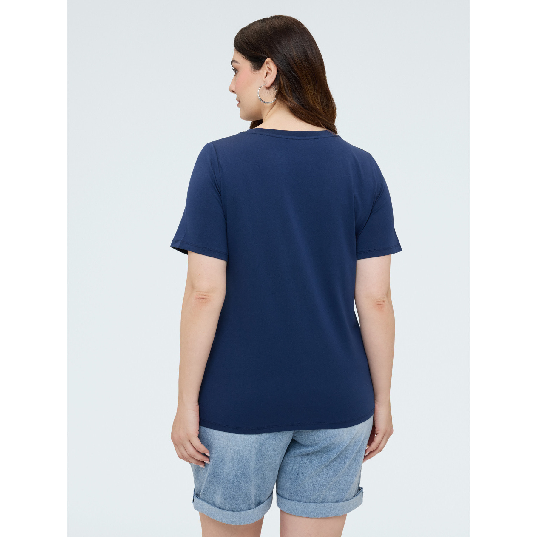 Fiorella Rubino - Camiseta de algodón con estampado - Azul