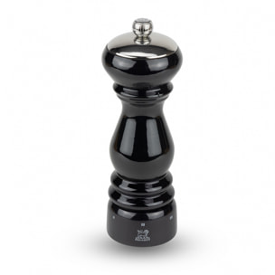 Moulin à poivre manuel en bois laqué noir, u'Select, 18 cm - 7' Paris Icône