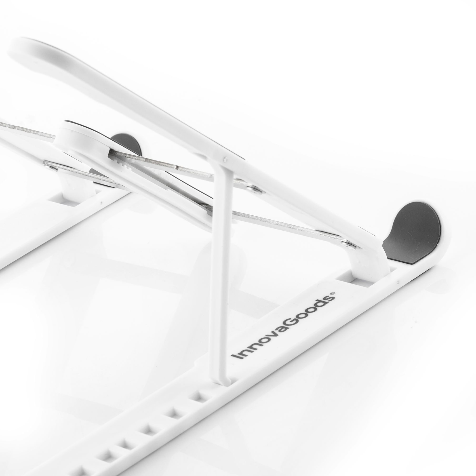 Supporto pieghevole per laptop Flapolipropileneot - bianco - 7x3x27 cm