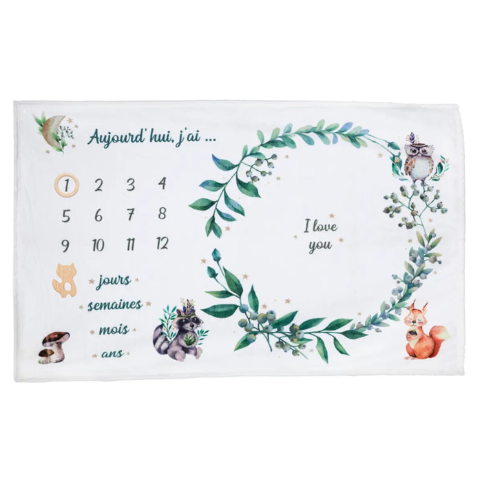 Coffret couverture photo nature 120x80cm