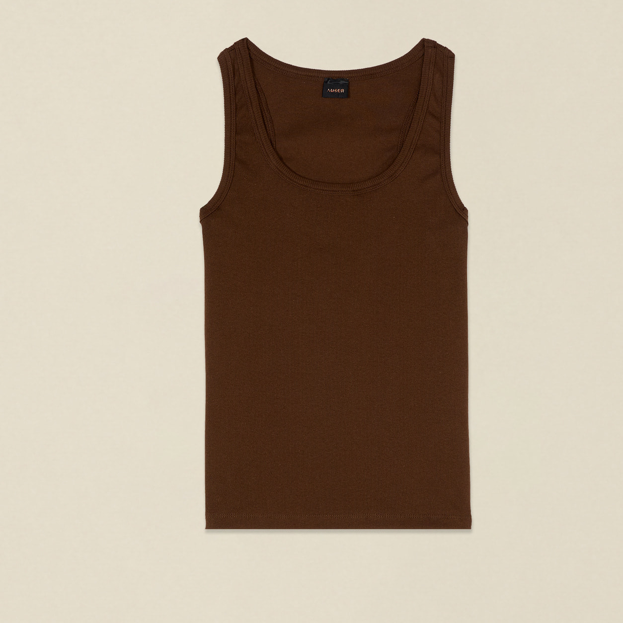 Oltre - Top slim fit - Marrone