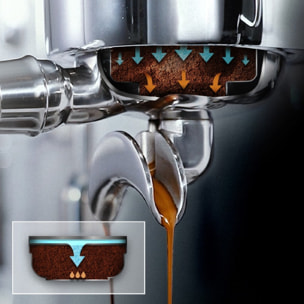 Cecotec Machine à café barista Baristeo Brava