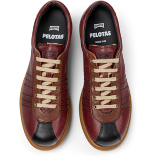Zapatillas - CAMPER Pelotas Ariel - Burdeos - Cuero liso