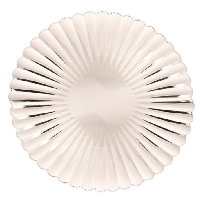 ASSIETTE PRES COQUILLE ARGENT