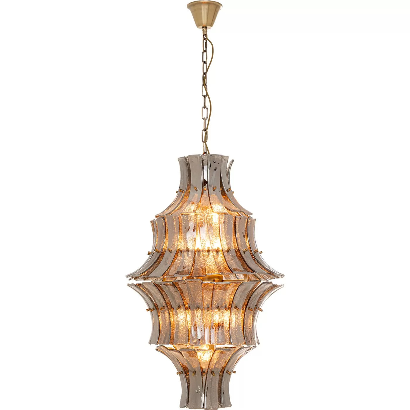 Suspension Venezia fumée 53cm Kare Design