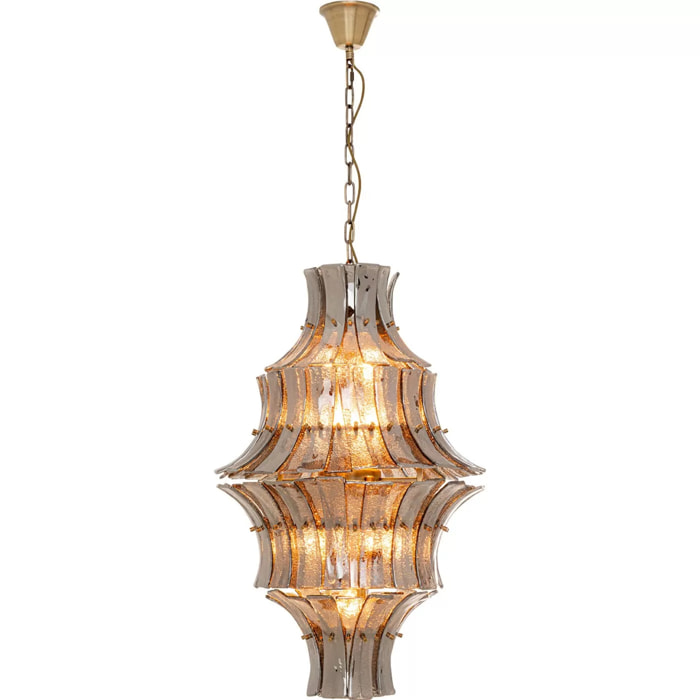 Suspension Venezia fumée 53cm Kare Design