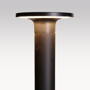 Forlight Baliza Ip44 Yika Led 6,3W 3000K Negro 677Lm