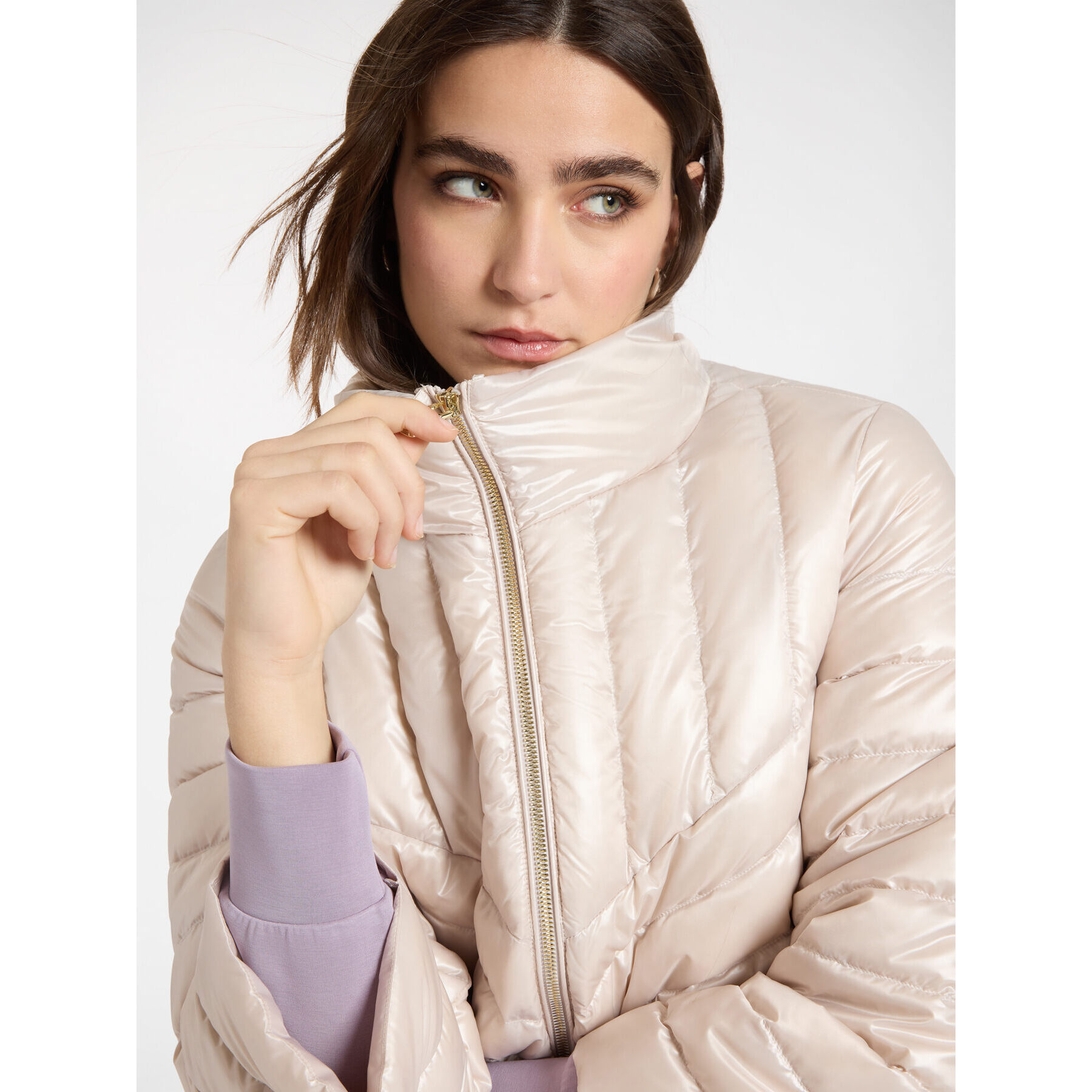 Elena Mirò - Piumino leggero trapuntato - Beige