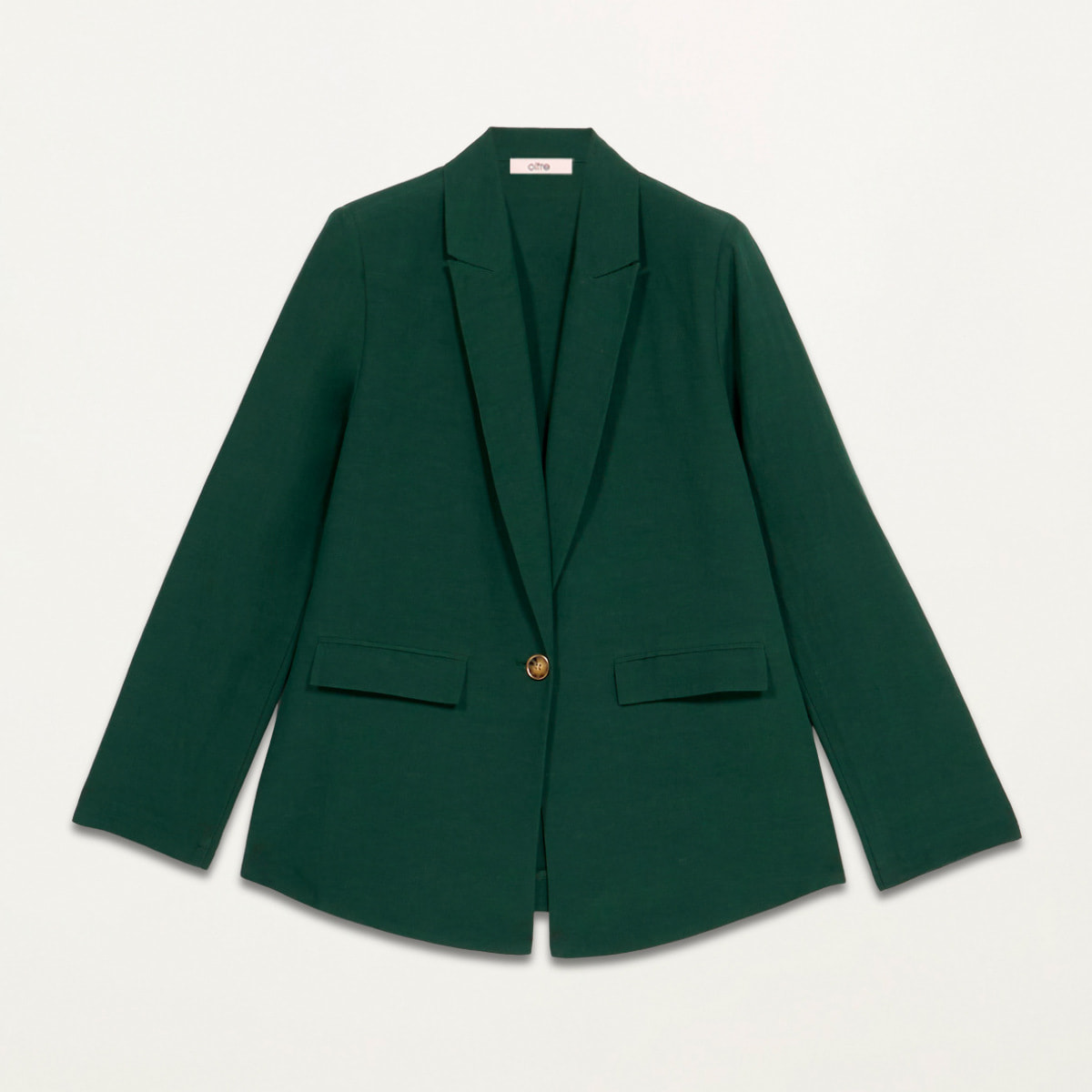 Oltre - Blazer misto lino - Verde