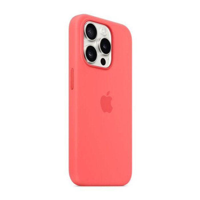 Coque APPLE iPhone 15 Pro MagSafe silicone Goyave