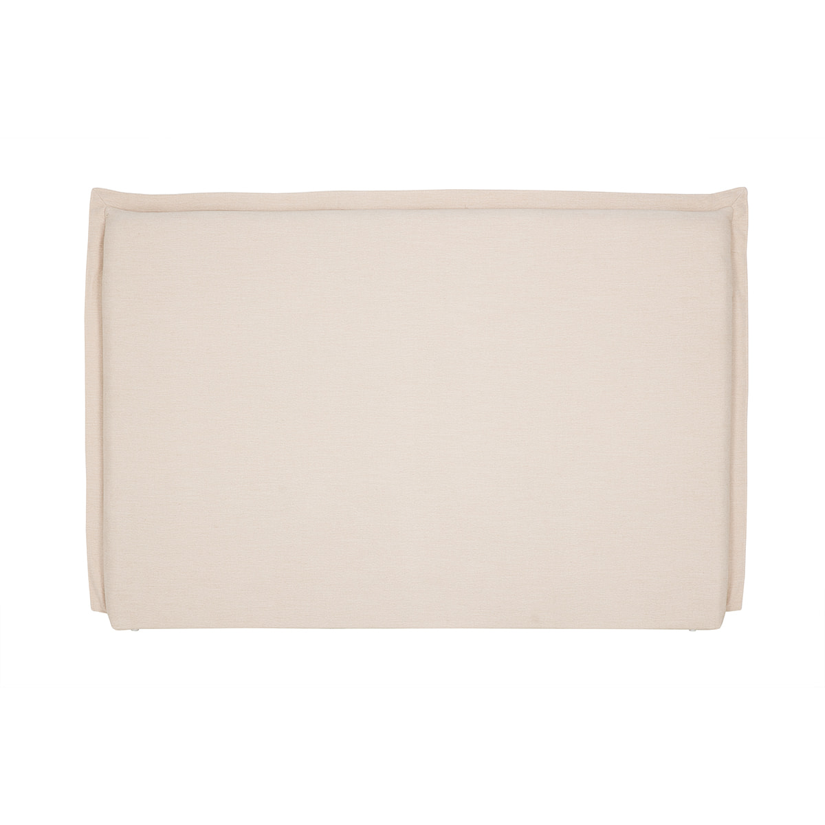 Tête de lit en tissu effet lin beige L160 cm PIA