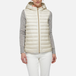 Chalecos Mujer de la marca GEOX  modelo D JAYSEN BLANCO