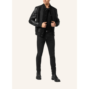 PHILIPP PLEIN Leather Bomber