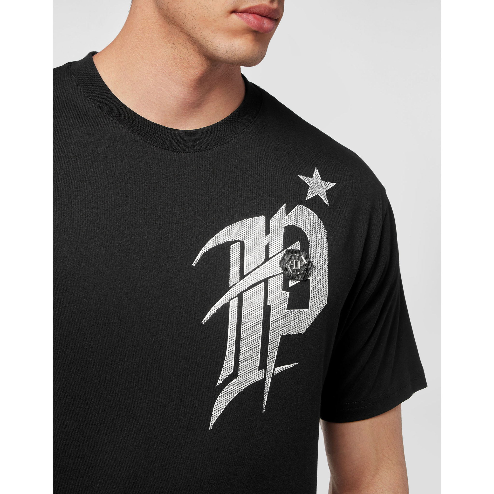 PHILIPP PLEIN T-Shirt Round Neck GOTHIC PLEIN