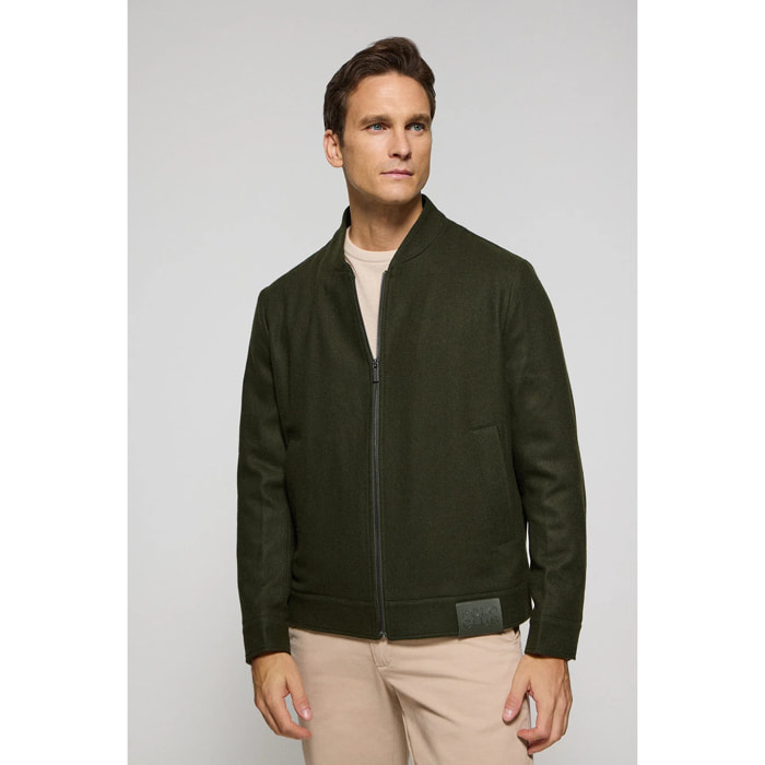 Bomber Exeter kaki con particolari Polo Club