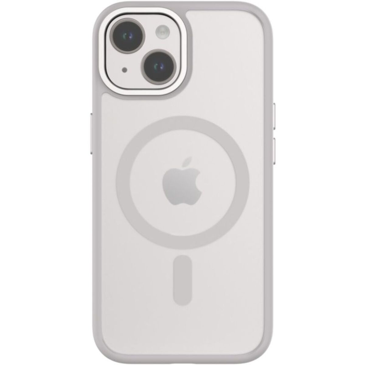 Coque bumper QDOS Iphone 15 Hybrid soft SNAP MagSafe blanc