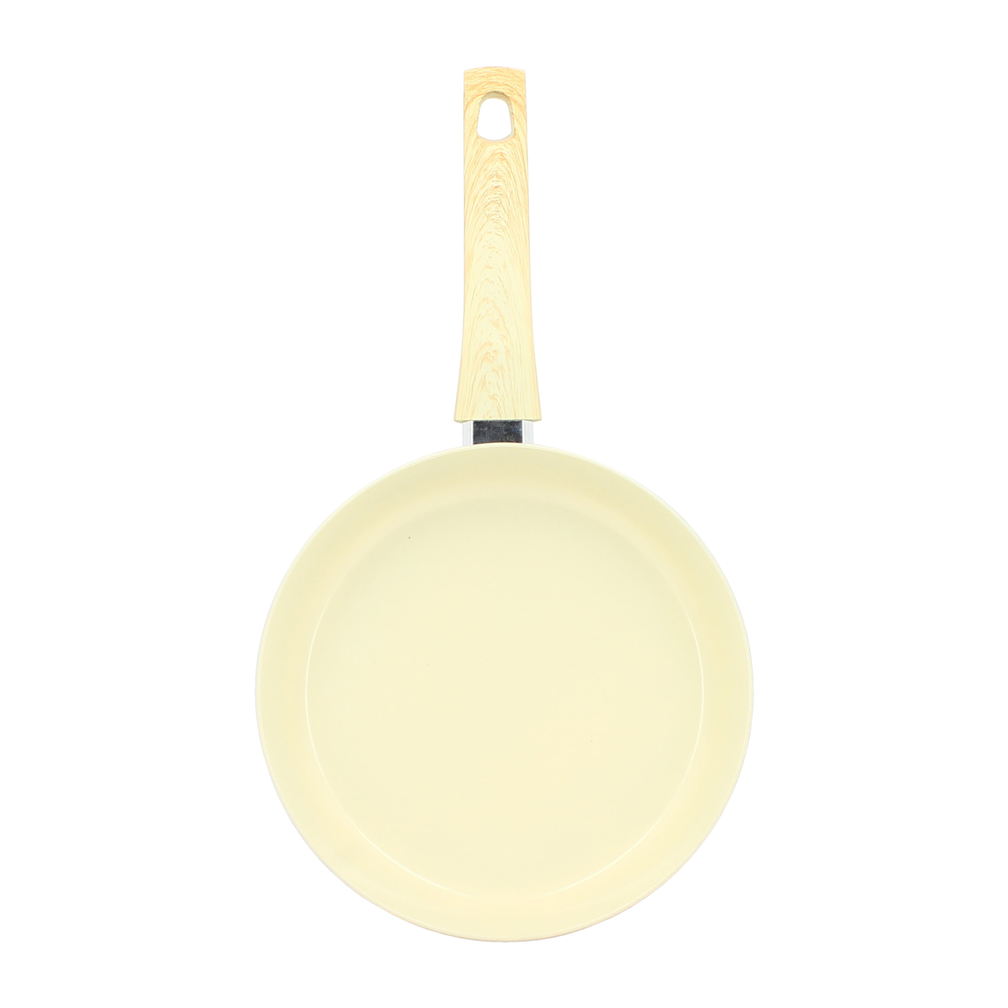 Poêle en revêtement céramique 24cm crème - tous feux COLORAMA