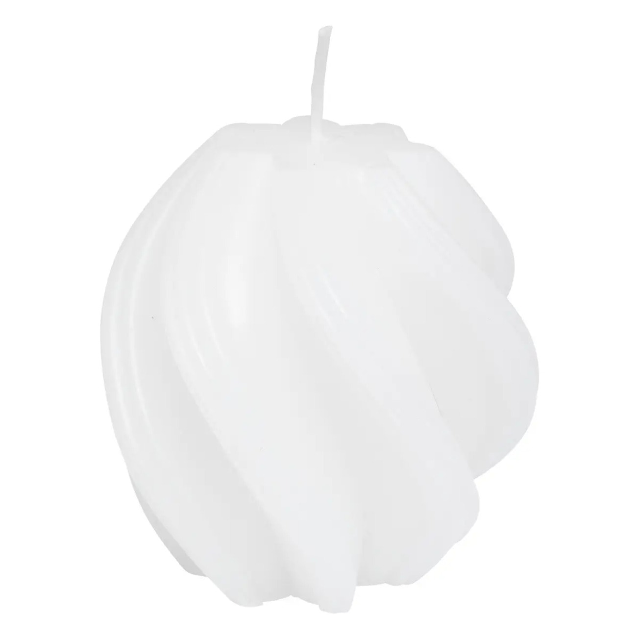 Bougie bâton "Twist wild romance" blanc 187g