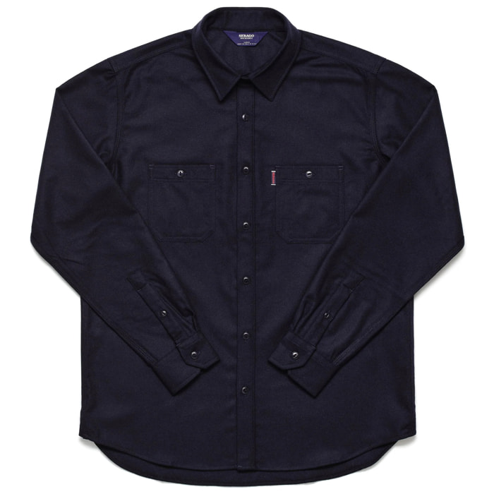 Camicie Sebago Uomo Blu SHEETBEND FELT