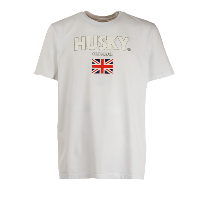 HUSKY t-shirt uomo white